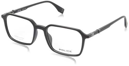 Police Marco de Gafas VPLR60, Negro Mate, 52/18/145