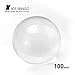 ICE-BINGO 100MM Clear Crystal Ball for Photography/Divination/Wedding/Home or Office Decoration, K9 NO Stand