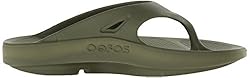 OOFOS Unisex Original Thong flip flop , Forest