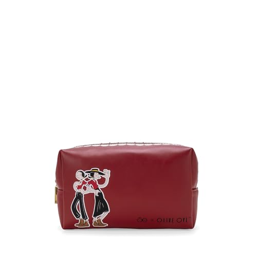CLOE Cosmetiquera de Cierre Sencillo Mediana Oe x Olive Oyl color Rojo para Mujer