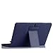 MoKo Case - Wireless Bluetooth Keyboard Cover Case for Galaxy TabPRO 10.1 Android Tablet, Indigo (Will NOT Fit Samsung Galaxy Tab 4 10.1)