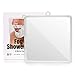 Fogless Shower Mirror with Protective Silicone Sheath for Shaving and Make-up,New Nano Fogless Technology That Real Works, Multi-Colors Option (white)