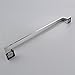 Kes SUS304 Stainless Steel Single Towel Bar Wall Mount, Polished Finish, A2500