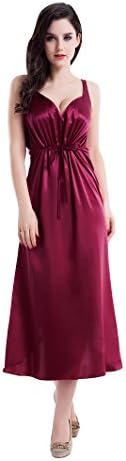 Sweetheart neckline tulip hem 22 momme silk nightgown lady sleepwear