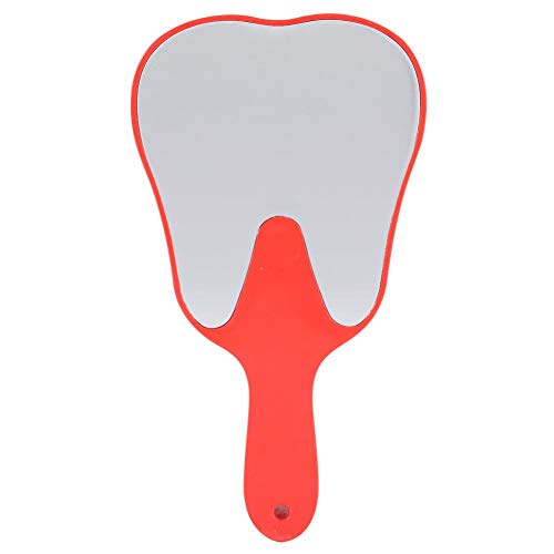 Rotekt 4 Colors Fashionable Useful Cute Plastic Handle Tooth Dental Care Hand Mirror Tool(02)