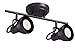 CANARM IT622A02ORB10 LTD Polo 2 Light Track Rail, Oil Rubbed Bronze with Adjustable Heads