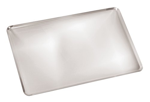Click Here to See More Images Paderno World Cuisine A4982293 Angled Sides Stainless Steel Baking Sheet, Gray