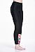 Women's Black Long Swimming Pants Swim Tights Elastic Leggings Unique Black Asian L = US M