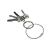UNKE Pack of 5 Key Ring Keychain Aircraft Cable Wire Stainless Steel Gear