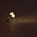 MagiDeal 1:12 Dollhouse Miniature Double Head Wall Lamp LED Light