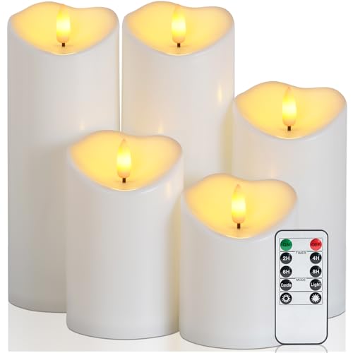 Raycare Waterproof LED Pillar Candles
