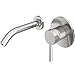 VIGO Olus Single Handle Wall Mount Bathroom Faucet in Brushed Nickel-VG05001BN