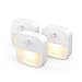 eufy Lumi Stick-On Night Light, Warm White LED, Motion Sensor, Stick-Anywhere, Closet Light, Wall Light for Bedroom, Bathroom, Kitchen, Hallway, Stairs, Energy Efficient, Compact, 3-pack primary