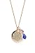 1 Rose Gold Essential Oil Diffuser Necklace - Aromatherapy Jewelry - Hypoallergenic 316L Surgical Grade Stainless Steel, 20.8” Chain + 9 Washable Insert Pads + Charms