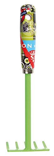 Spear and Jackson 50375 British Rake with 5 Teeth/Wooden Handle, 29 x 8.5 x 7 cm