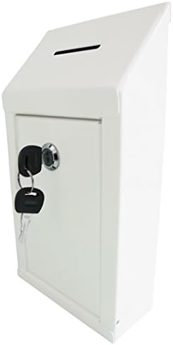 MCB- Metal Donation Box & Collection Box, Suggestion Box, Secure Box, With Top Coin Slot and Lock Included with 2 Keys - Image 5