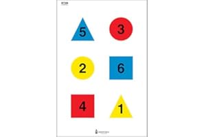 LAW ENFORCEMENT 4 Color Discretionary Command Training Target 23 x 35 Inch