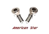 American Star 4130 Chromoly 5/8-18 Shaft 1/2 Inch Hole XMR8-10 Rod Ends/Heim Joints (Set Of 2)