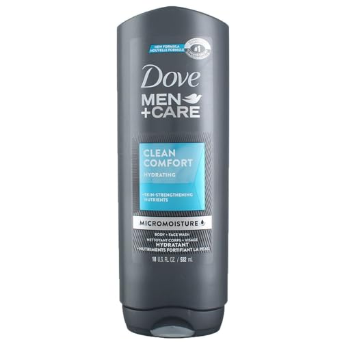 Dove Men+Care Body and Face Wash Clean Comfort 18 oz Effectively Washes Away Bacteria While Nourishing Your Skin
