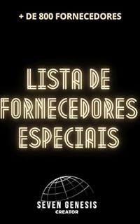 Livro Lista de Fornecedores