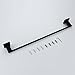 KES Bath Towel Bar Matt Black Stainless Steel Hand Towel Rack Bathroom Towel Hanger 23-Inch Contemporary Style Wall Mount, A2400-BK