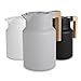 Hastings Collective Thermal Coffee Carafe 50 Oz - Large Stainless Steel Insulated Carafe - 1.5 Liter Double Walled Vacuum Thermos Coffee and Beverage Dispenser with Tea Infuser and Strainer (Gray)