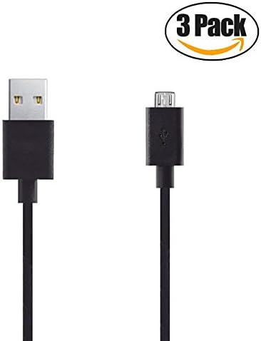 Lavett 3 Pack Charger Data Sync Cable for Nokia Lumia 830, 1520, 1020, 925, 928, 920, 900, 820, 800, 520, 521 Smart Cell Phone Cord