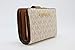 Michael Kors Jet Set Travel PVC Signature Bifold Zip Coin Wallet Clutch (Vanilla 2018)