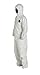 DuPont Tyvek 400 TY127S Disposable Protective Coverall with Respirator-Fit Hood and Elastic Cuff, White, 4X-Large (Pack of 6)