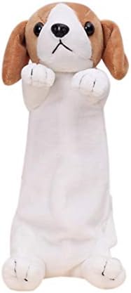Wenasi Cute Cartoon Animal Design Soft Stuffed Plush Pencil Pouch Pen Bag Doll Toy (Labrador)
