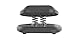 StrongBoard Mini Balance Board Trainer | Core Stability | Wobble Exercise Fitness Training | Physical Therapy Rocker | Standing Desk | Home Gym