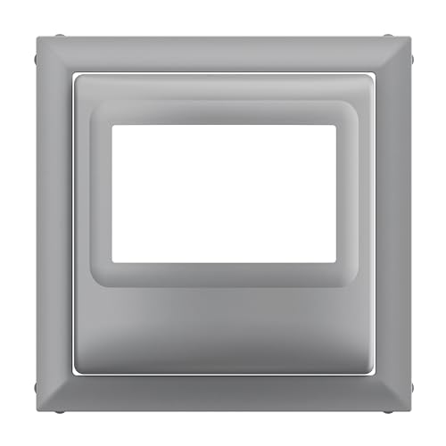 LEGRAND, Seano 765238 Cache pour détecteur de mouvement, version 2 ou 3 conducteurs sans actionnement manuel, couleur : aluminium laqué, 765238