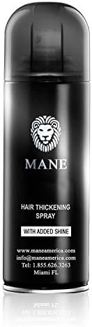 Mane America Hair Thickening Spray with Added Shine Root Concealer - Thicker Fuller Hair Instantly (200ml) (Light Blonde)