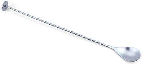 EFORCAR 1pcs Twisted Mixing Stirring Spoon Stainless Steel Cocktail Drink Long Bar Ladle