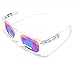 GloFX Bug Eye Ultimate Kaleidoscope Glasses (Clear, Bug Eye Lens) - Rave Rainbow EDM Diffraction