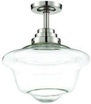Luminance F13012 Eclat 1-lt Semi Flush Mount