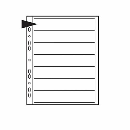 Kenro Transparent Negative Pages for Ringbinder for 7 Strips of 6 Frame 35mm Film Pack of 100 - KNF17