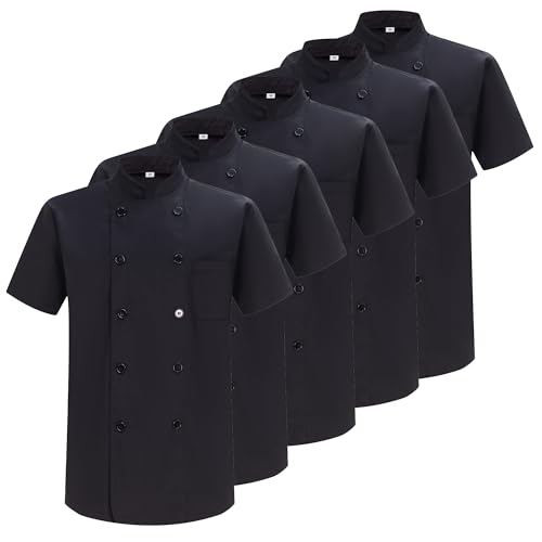 Pack of 5 Units - Chef Jackets Ladies with Button Reformed - 5-8421B