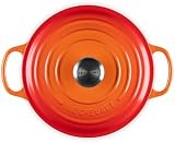 Le Creuset Signature Cast Iron Round Casserole 24 cm Volcanic 4.2 L view 2