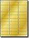 600 Label Outfitters 2 5/8” x 1” Printable Metallic Gold Foil Laser Permanent Adhesive Address Labels – 20 Sheets