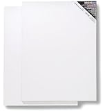 Darice 18-Inch-by-24-Inch Stretched Canvas, 2-Pack