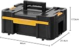 DEWALT T-Stak III DWST1-70705 Tool Storage Box with Drawer Yellow Black view 8