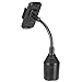 Fonus Car Cup Holder Goose Neck Mount compatible with iPhone X XR XS Max, 6 7 8 Plus - Samsung Galaxy S6 S7 S8 S9 Plus S10, Note 8 9 - LG G6 G7 ThinQ V35 V40 - Google Pixel 2 3 XL - All Smartphones