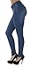 Style G472– Colombian Design, High Waist, Butt Lift, Levanta Cola, Skinny Jeans in M. Blue Size 5