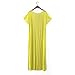 R.Vivimos Womens Short Sleeve Casual O-Neck Maxi Long T-Shirt Dresses