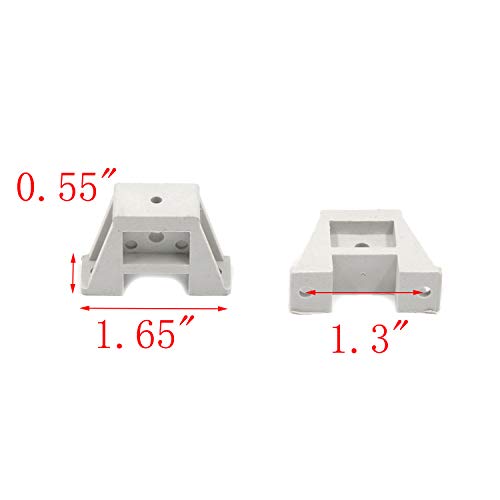 Mironey Double Row Screw Terminal Barrier Strip Block 6 Positions Brass