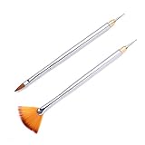 BONNIESTORE 1 Pc Dual-ended Dotting Pen Rhinestone Studs Picker Wax Pencil Pen with Crystal Beads Handle Manicure Nail Art DIY Decoration Tool