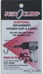 Just Clips 250-5 Anvil Retainer Clip Refill Pack