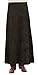 Baby'O Women's Long Ankle Length Tiered Corduroy Maxi Skirt