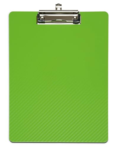Klemmbrett MAULflexx, Durable A4 Writing Tablet, Retractable Hanging Loop. Clipboard 4 Schreibplatte Light Green